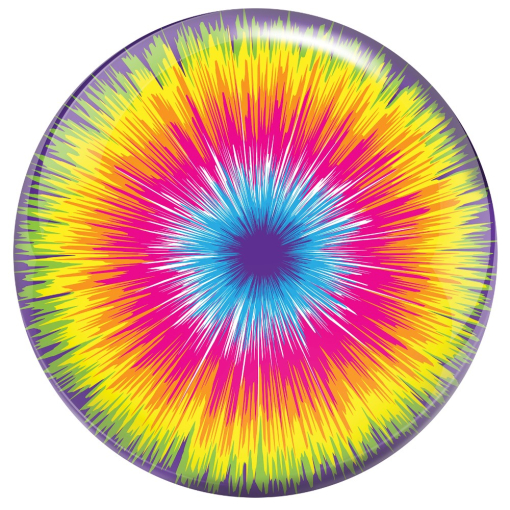 Bowlingball - VIZ-A-Ball - Tie-Dye Burst